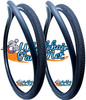 T1053BLK - 24" X 1 3/8" (540MM) KENDA KWICK TRAX PNEUMATIC TIRE. 110PSI. SOLD AS PAIR.