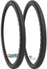 22" x 1" (501 mm) Herringbone Solid Polyurethane Wheelchair Tires | Set of 2