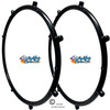 26" PUSHRIM 6 RIVNUTS, VINYL COATED WITH 8 STRAIGHT PROJECTIONS