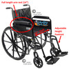 Proactive Medical Chariot II, Removable Arms & Swing Away Foot Rests