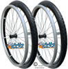 24"x 1" (540) - SPINERGY 30 SPOKE REAR WHEEL WITH SOLID SHOX G2 ALL TERRAIN TREAD