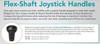 Bodypoint® Grooved Mushroom Joystick Handle