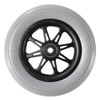 CW106PB- 6" x1 1/4" Front Anti-Tip Wheel Assembly for Jazzy, Jet, and Quantum Power Chairs