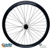 SET of 2,  24" (540mm) 36 Spoke Rim with SHOX G Solid Tire in Black Color