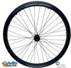 SET of 2,  26"x1" (590mm) 36 Spoke Rim with SHOX G2 Solid Tire in BLACK Color