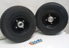Set of 2 REAR Wheel Assemblies 260x85  (10x3) with 3/4" bore and 5mm Keyway