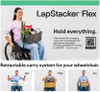 LapStacker Flex. For Manual Wheelchairs