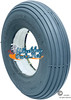 F020C- 8"X2" (200X50) RIB TREAD, HEAVY DUTY FOAM FILL TIRE.