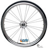 SHIVOXX 24"x1" (540) Wheels with Schwalbe Marathon Plus Tires. Silver Pushrim, Aluminum/Carbon Hub and 1/2" Bearings