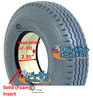 F072C- 2.80X2.50-4 (9X2 3/4) Heavy Duty Sawtooth Tread, Foam Fill Tire