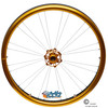 Shivoxx 24" (540) Wheels with Gold Pushrim, Aluminum/Carbon Hub and 1/2" Bearings. NO Tires