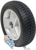 9" Pride Front Wheel Assembly for the Go-Go Sport 4-Wheel Scooter. Sold as each
