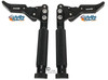 SHIVLCK-AX ADJUSTABLE Scissor Wheel Lock (Brakes). Fits Most Standard Wheelchairs. Black Color. Set of 2