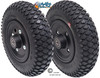 8" X 2" (200x50) Foam Fill Assembly with Black Non-Marking Tire and 5/16" bearings.