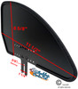 TiLite, Removable Aluminum Side Guards-Small Size