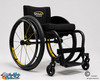 24" (540mm) SPORT Looking Wheel Assembly with SHOX G2 Solid Tire, Aluminum Pushrim & 1/2" Bearings