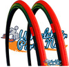 T096-2P-  25 X 1" RED RACER TIRE. SOLD AS PAIR