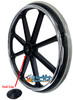 RW19X - Standard 24x1 8 Spoke Mag Wheel With 2 1/2" Hub. Sold as Pair