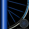 RWXLACED-SPINERGY X-LACED 24" REAR WHEELS 12 SPOKES. PAIR