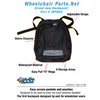 BPNET- DELUXE BACKPACK FOR WHEELCHAIRS