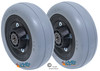 6X2" Invacare Type 2 Piece Wheel W/ Urethane Tire. 7/16" Bearings. Sold As Pair