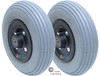 8 x 2"(200X50) Pneumatic Tire and Tube Caster Wheel with 7/16" Bearings. Sold as Pair