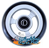3" X 1" Aluminum 3 Spoke Wheel / Soft Urethane Tire with 5/16" bearings. Sold as Pair