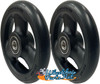 4" X 1" Composite Wheel and Soft Urethane Tire with 5/16" bearings. Sold as Pair