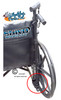 AC062- CRUTCH OR CANE HOLDER FOR WHEELCHAIR