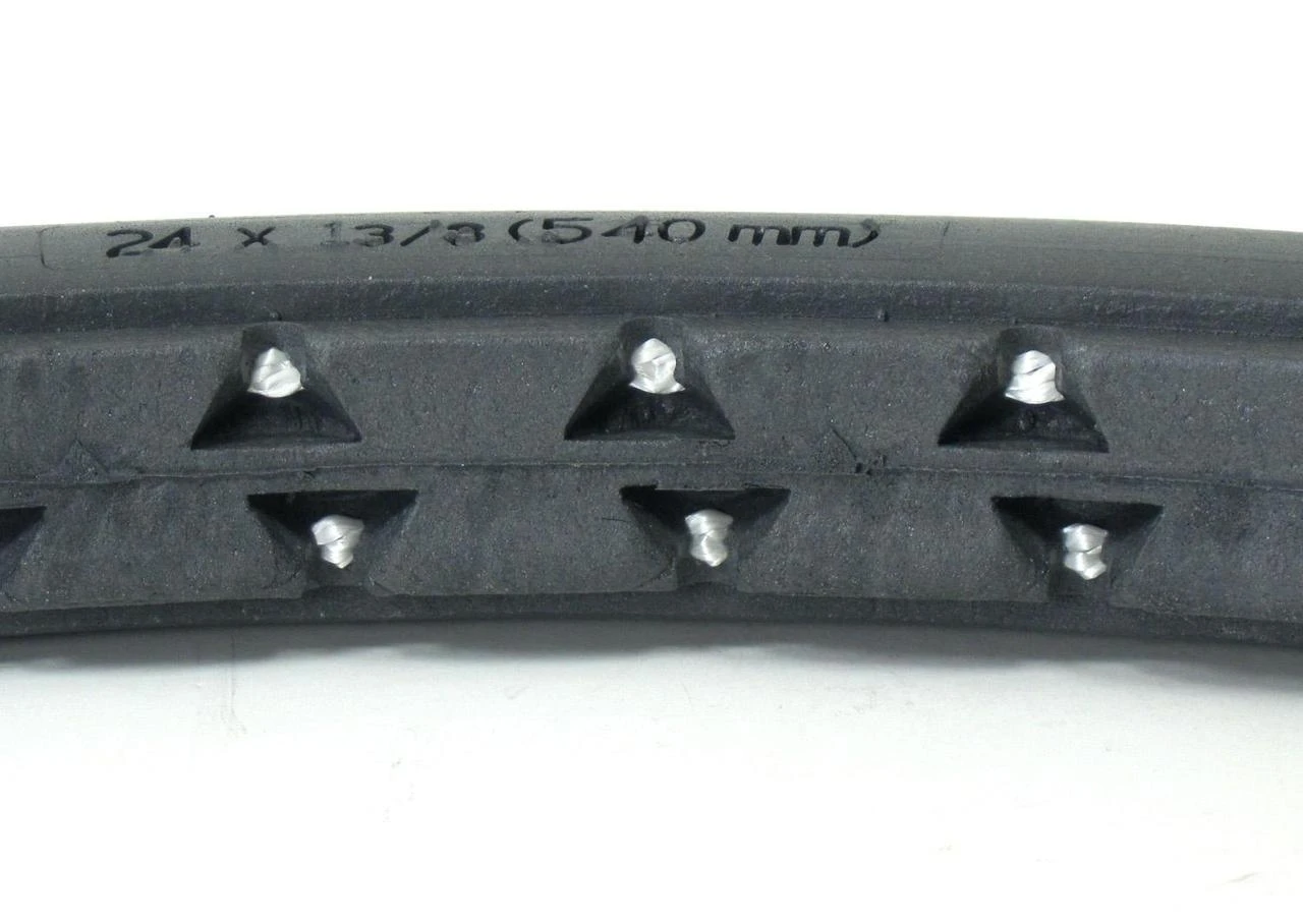 22" x 1-3/8" - 1/4" AeroFlex Dark Gray Solid Polyurethane Tire | Set of 2