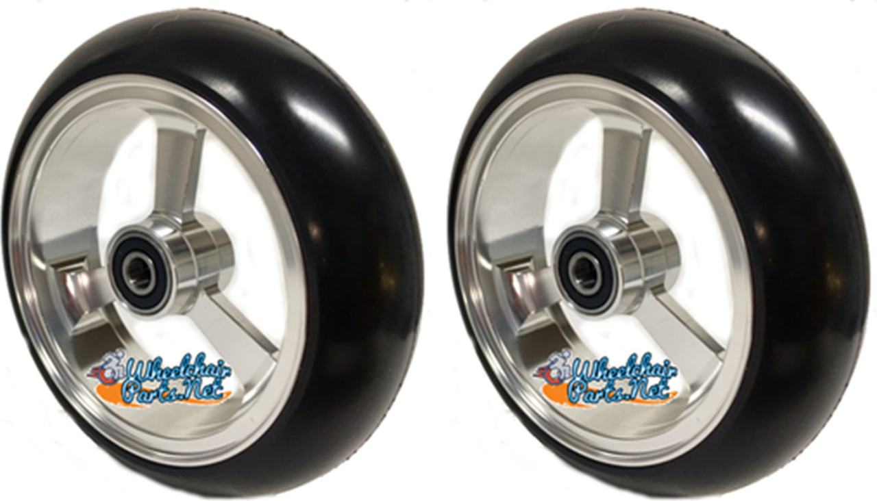 Frog Legs 6" x 1.4" EPIC Aluminum Soft Roll Caster. Sold as Pair