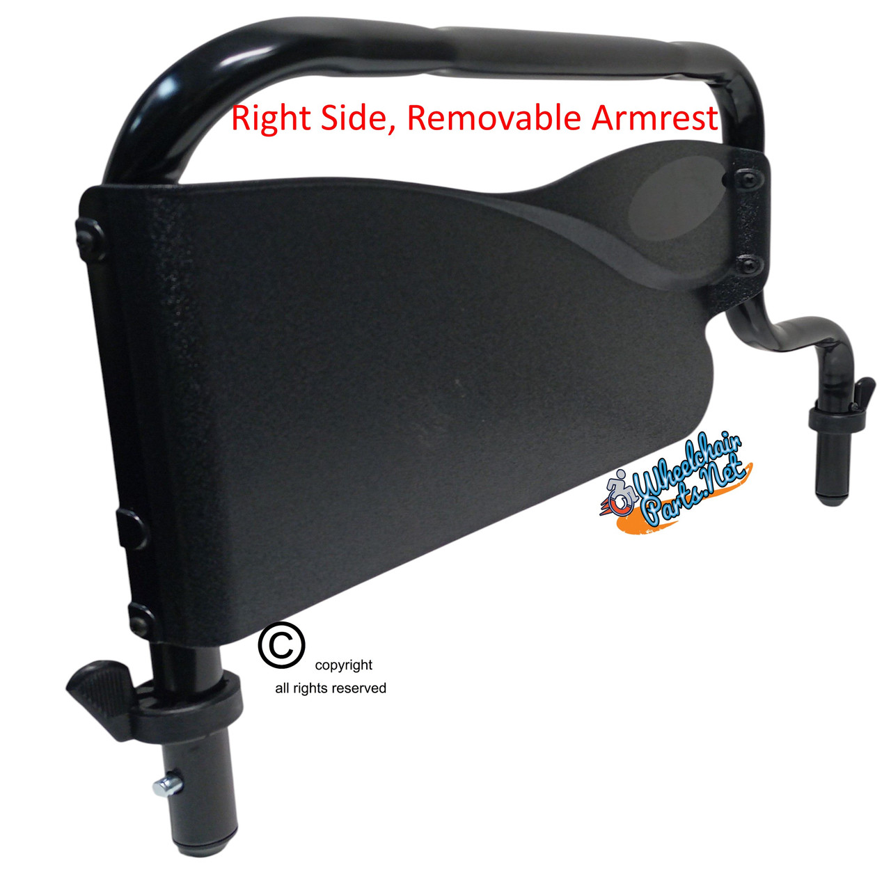 Invacare Desk Length Arm Assembly For 9000XT / XDT