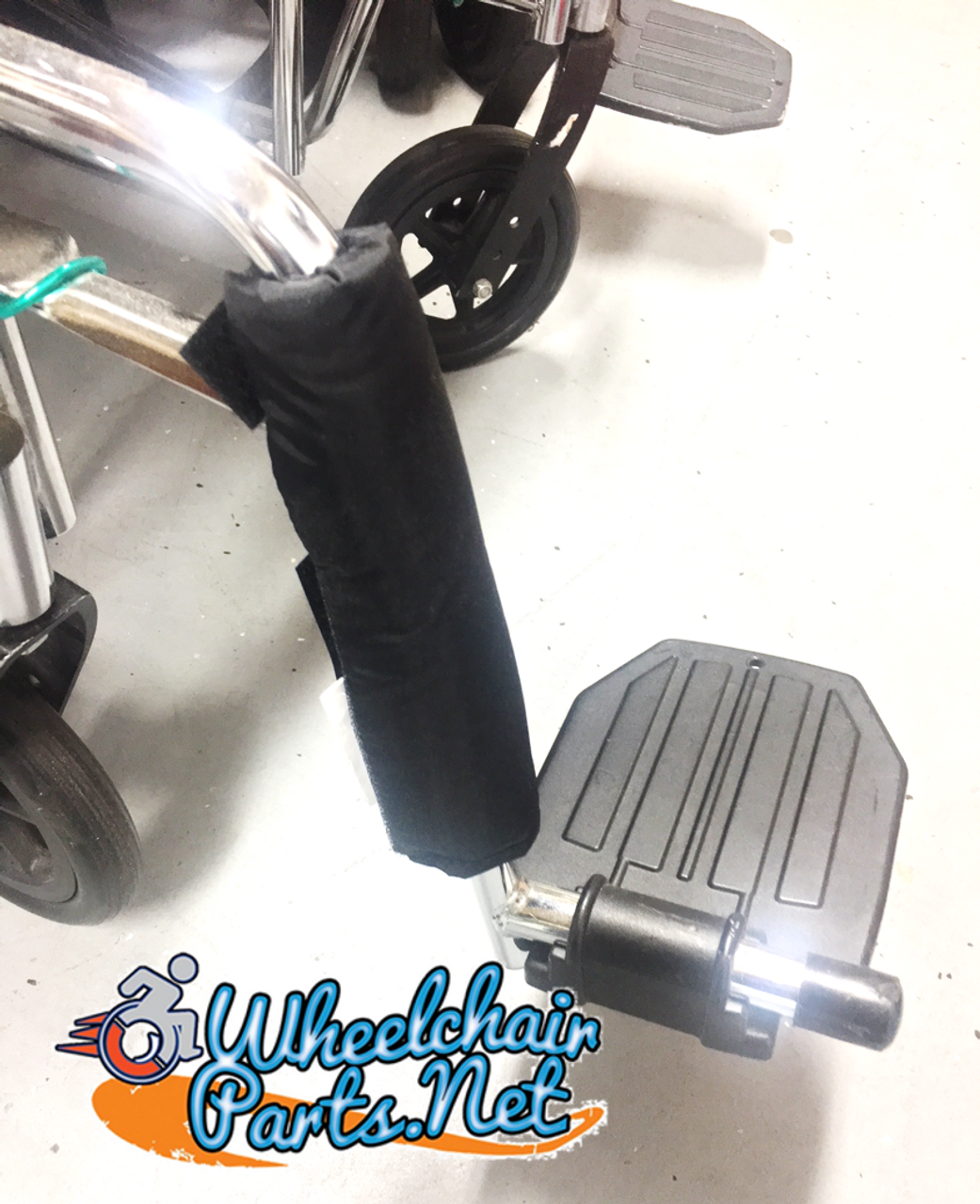 8" Front Tube Wheelchair Impact Guard With Open Section For Cross Bar. PRICE IS FOR 1