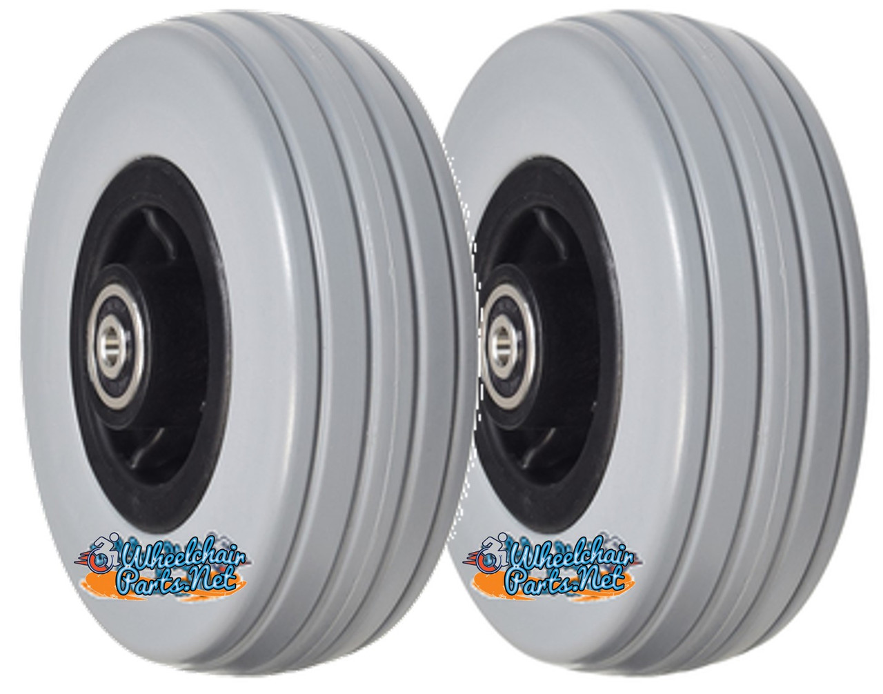 6"x2" Front and Rear Caster Wheel for the Quantum Q6 Edge & Q6000Z. SET OF TWO.