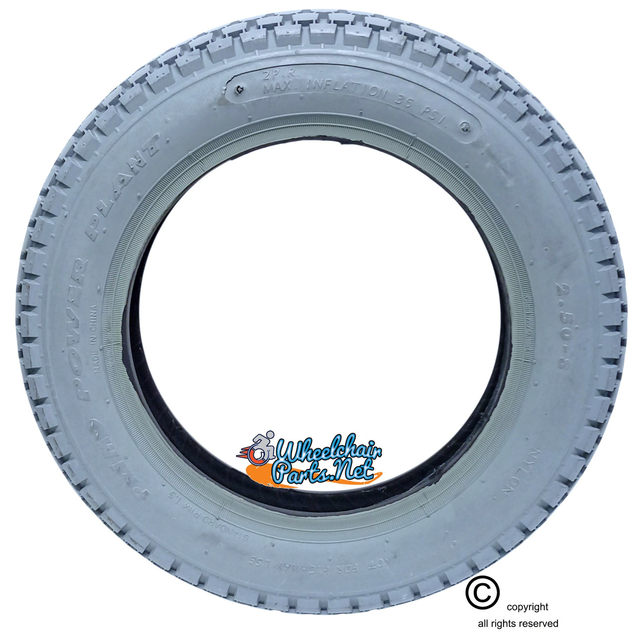 2.50-8 (13 1/4 x 2 1/4") POWER PLANT. Sold as Pair