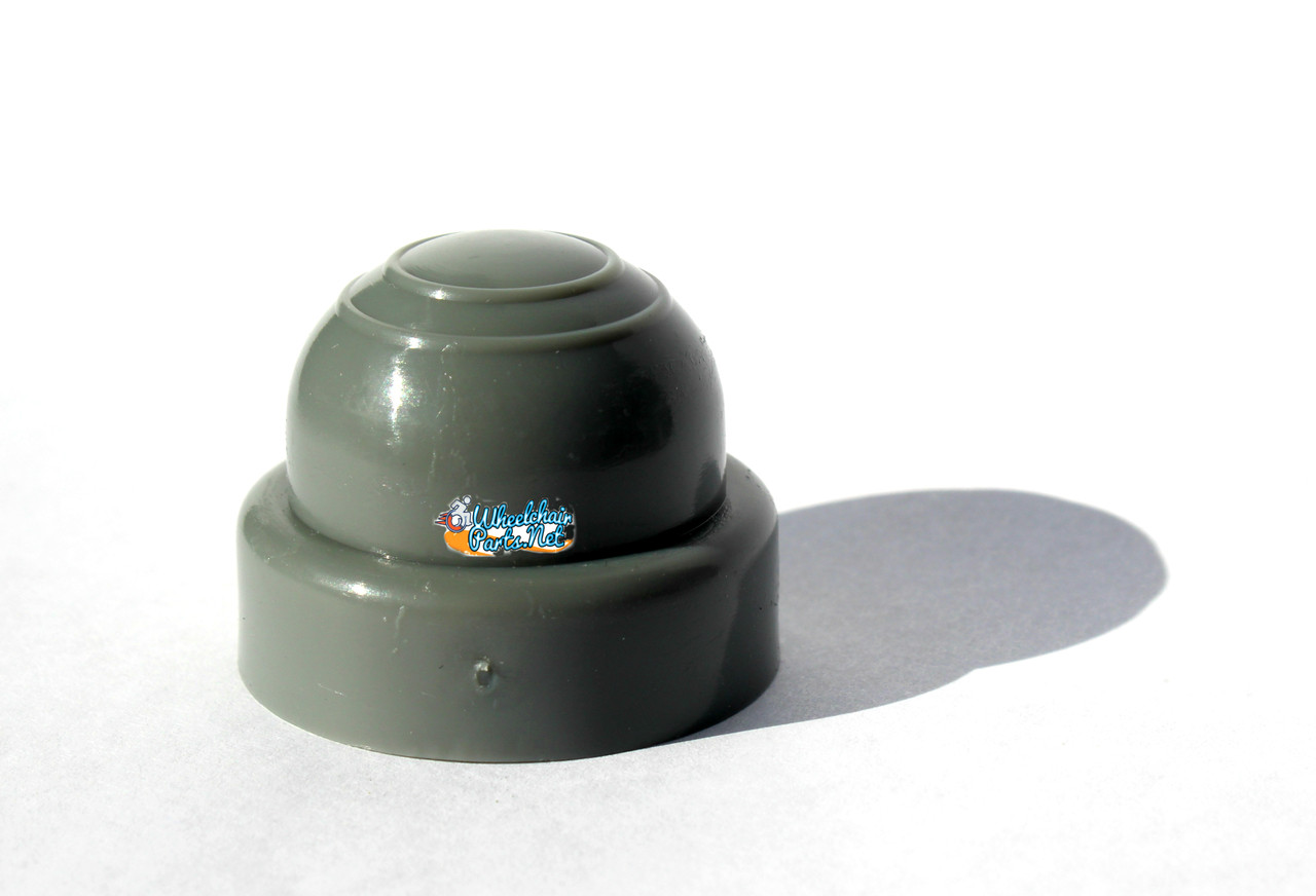 M099 Invacare Style Gray Plastic DOME CAP