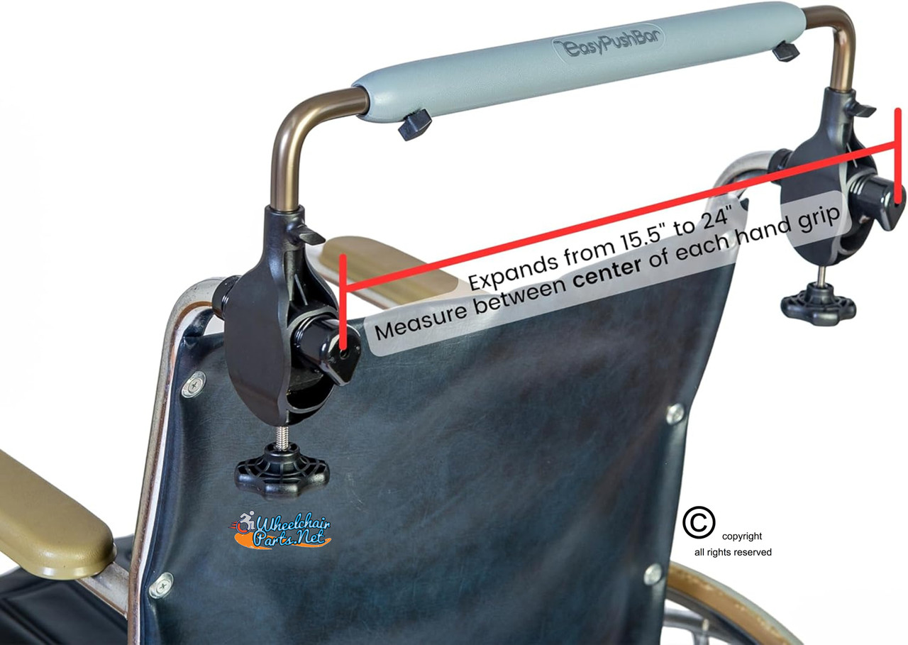 Easy Push Bar for Wheelchairs