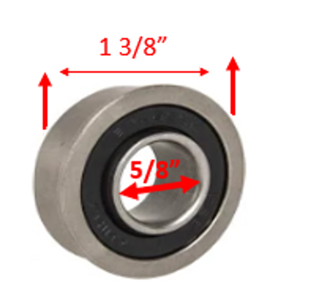 BG10 5/8" X 1 3/8"  Precision Flange Bearing