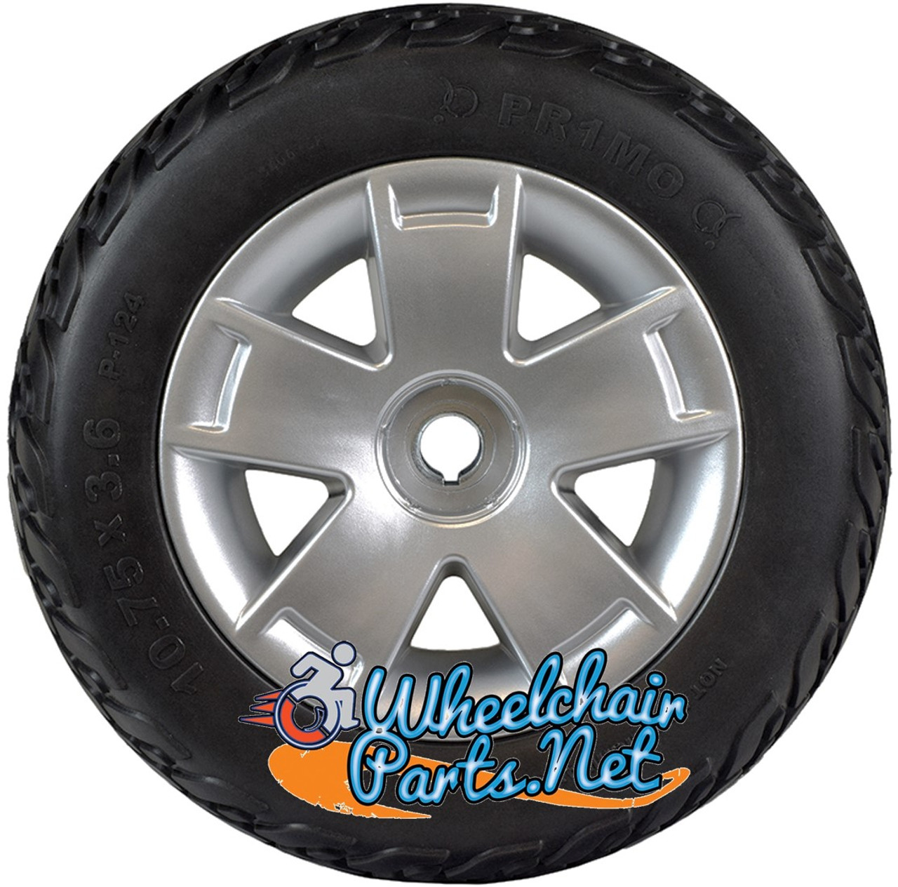 DW840 - SET OF 2 REAR WHEELS FOR VICTORY 10, 4 WHEEL SCOOTER.