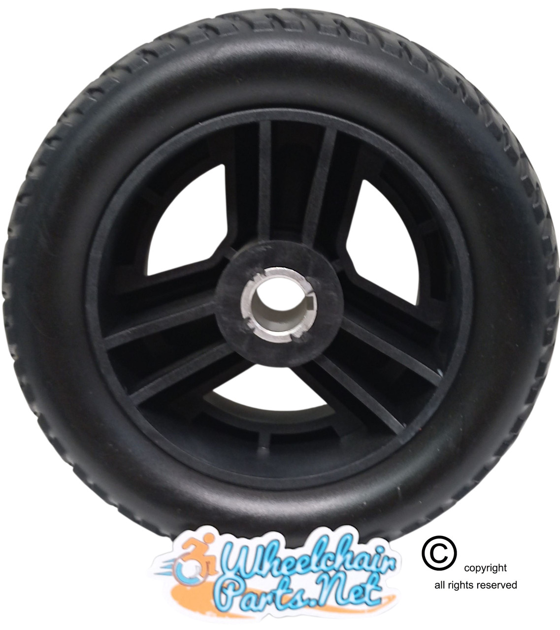 SET OF 2 8"x2.50" Rear Wheel Assembly for the Go-Go Elite Traveller (SC40E/SC44E)