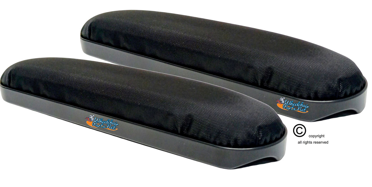 14" FULL LENGHT PADDED NYLON ARMRESTS - SOLD AS PAIR