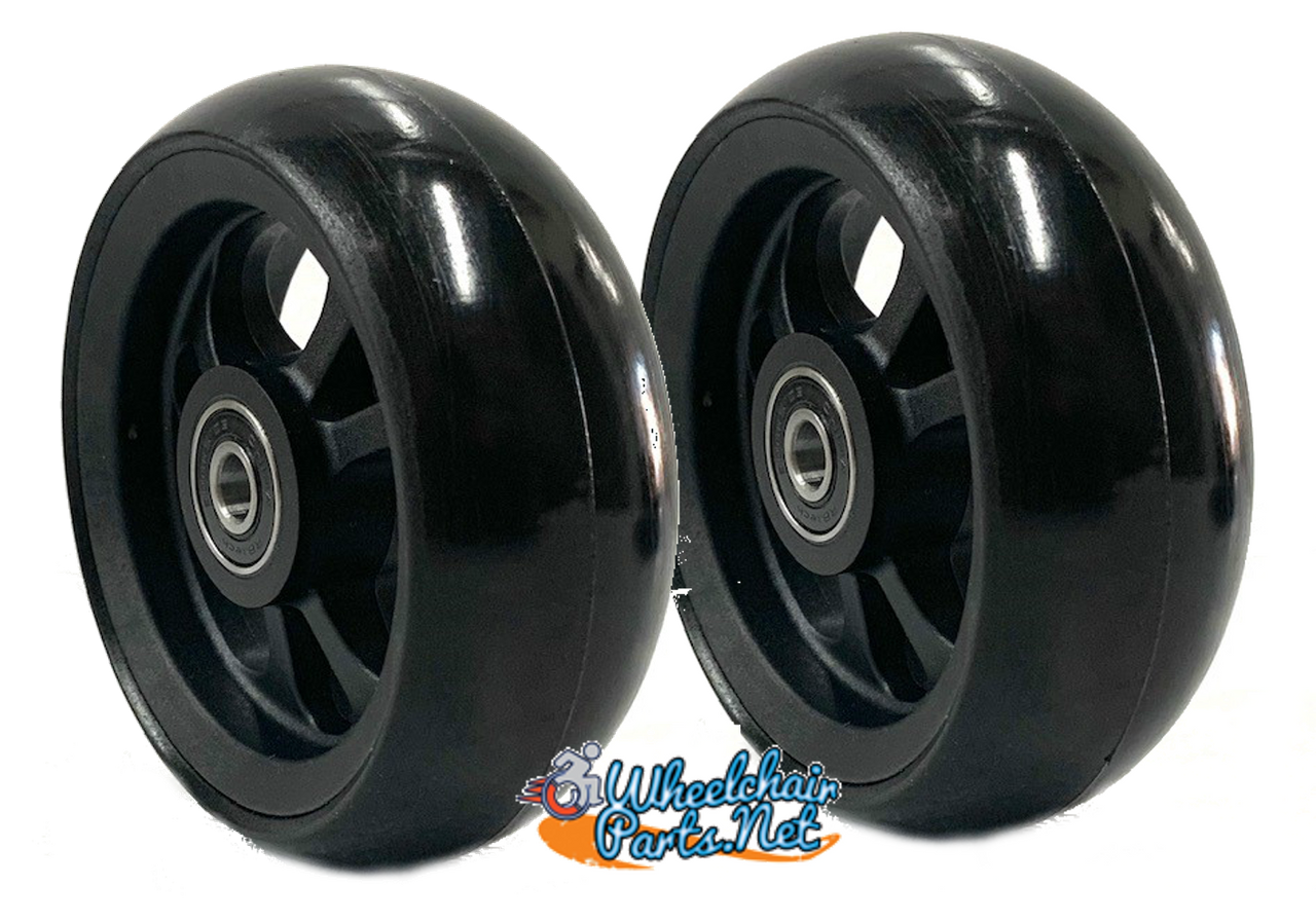 4" x 1.40" Caster Wheel With Composite (nylon) Rim and 5/16" Bearings