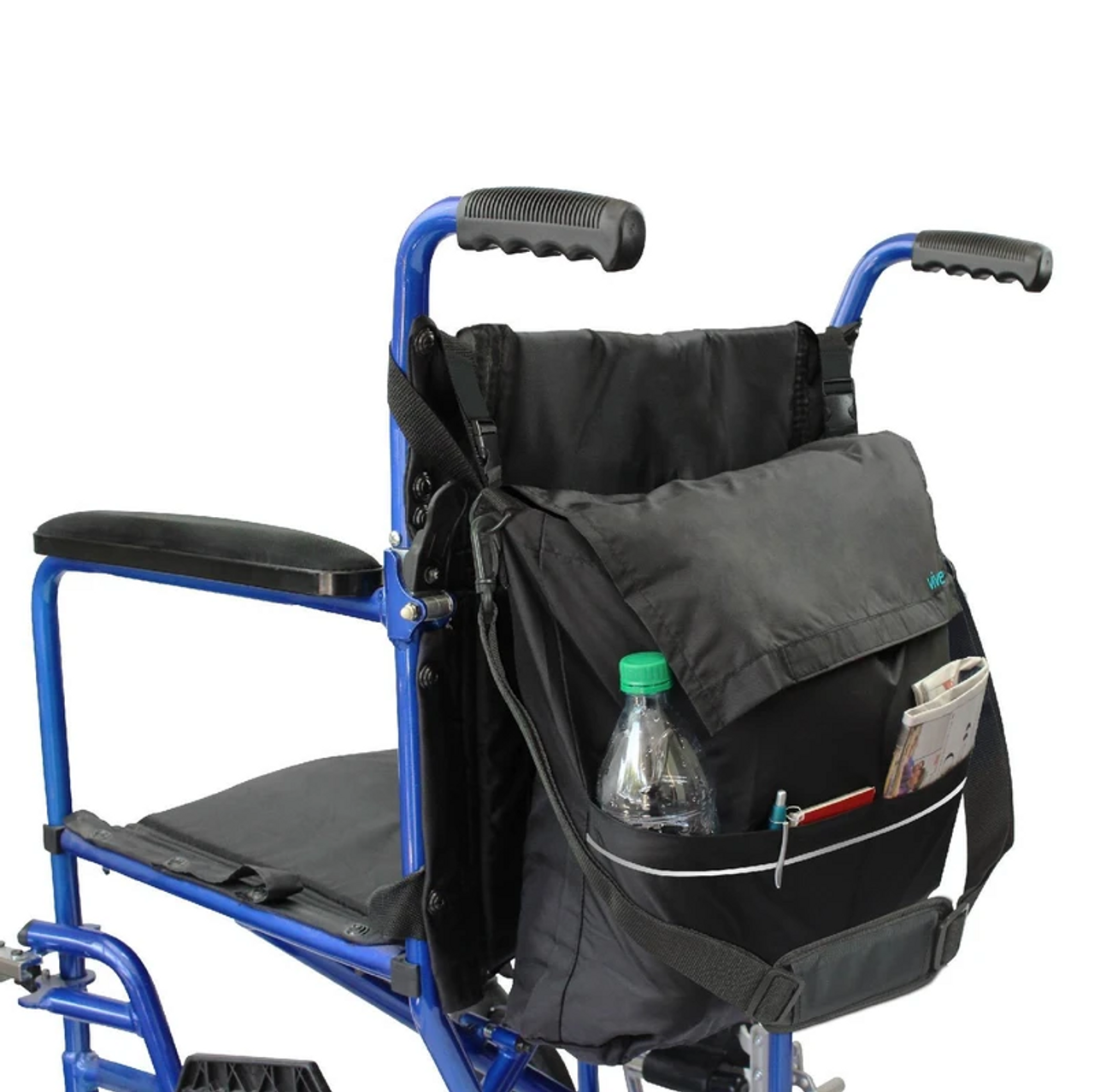 Vive Wheelchair Bag in Black Color