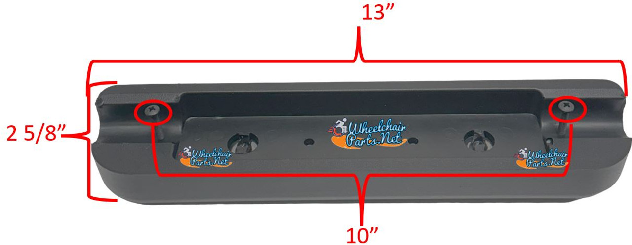 Full Length (13"L) Waterfall Armrest. 3G Storm & Others