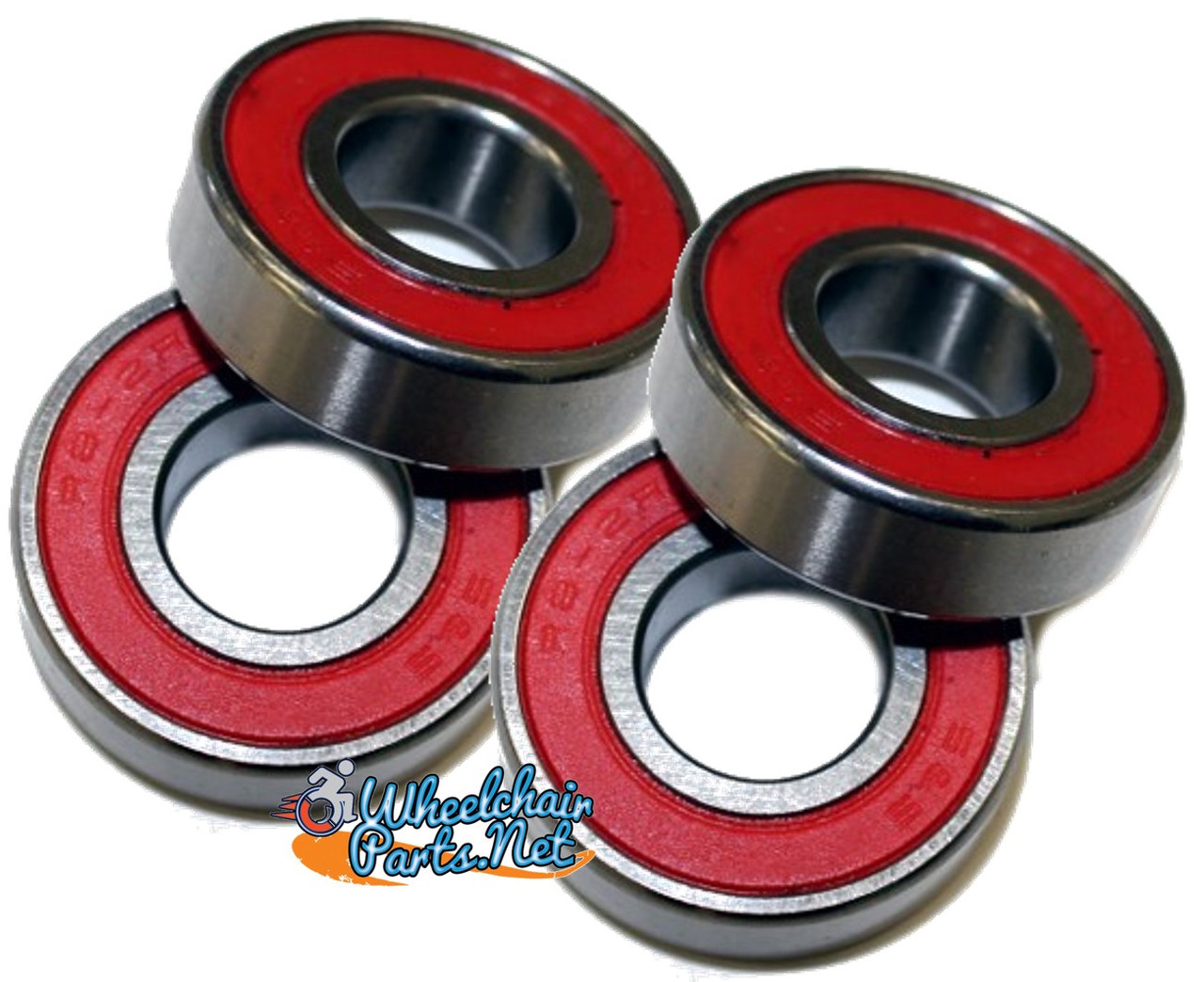 1/2" x 1 1/8" CERAMIC BALL PRECISION  REAR WHEEL BEARINGS - PACK OF 4