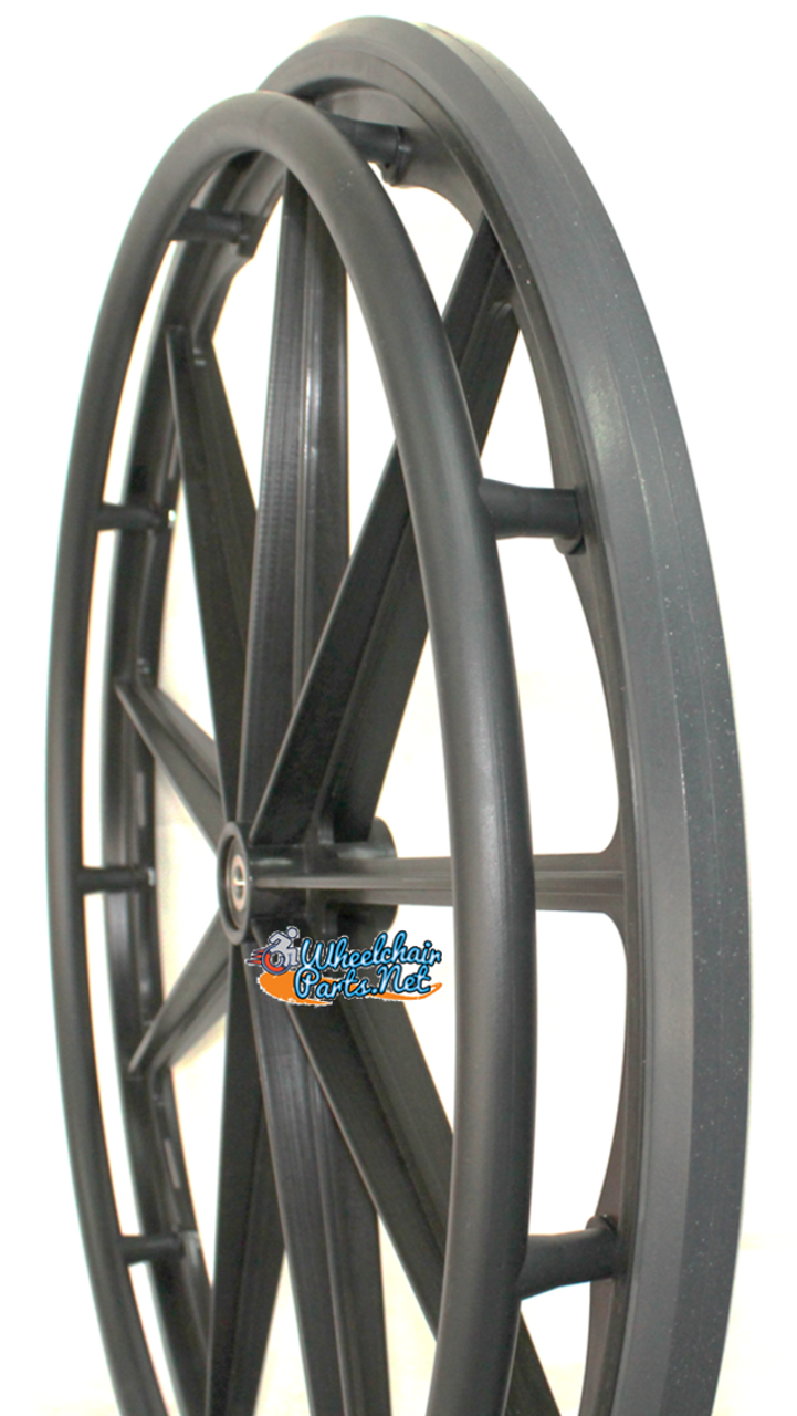 24x1 9 Spoke Mag Wheel For Drive Medical Wheelchairs