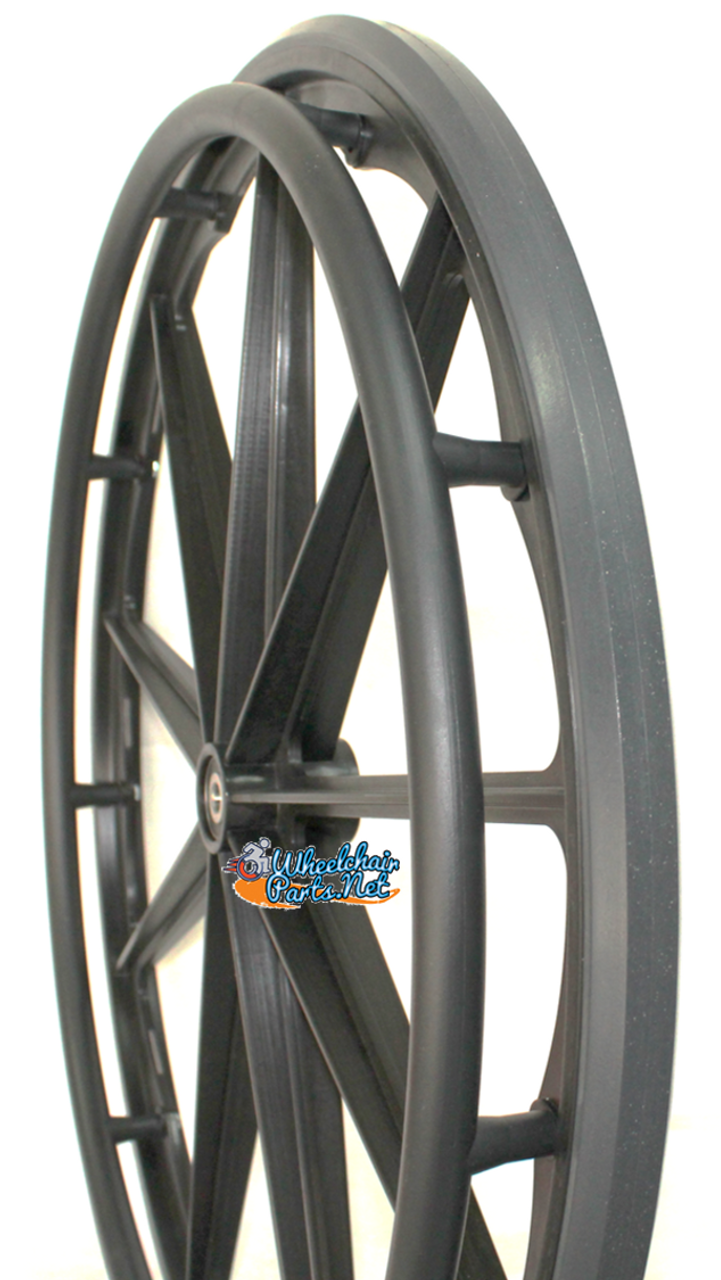 RW179 - 24x1 9 Spoke Mag Wheel For Drive Medical Wheelchairs