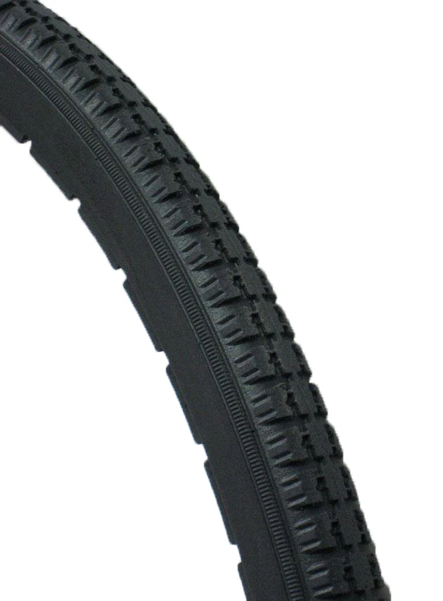 22" x 1-3/8" (501 mm) Black Soft-Roll Solid Polyurethane Tire | Set of 2