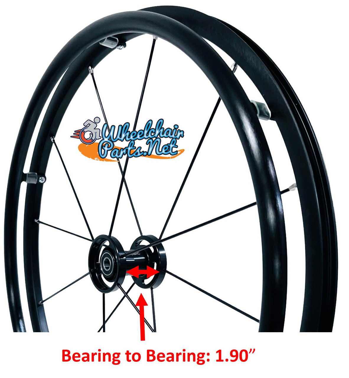 24" 12 Spoke, Cyclone  Wheel With Handrims. No TIRE