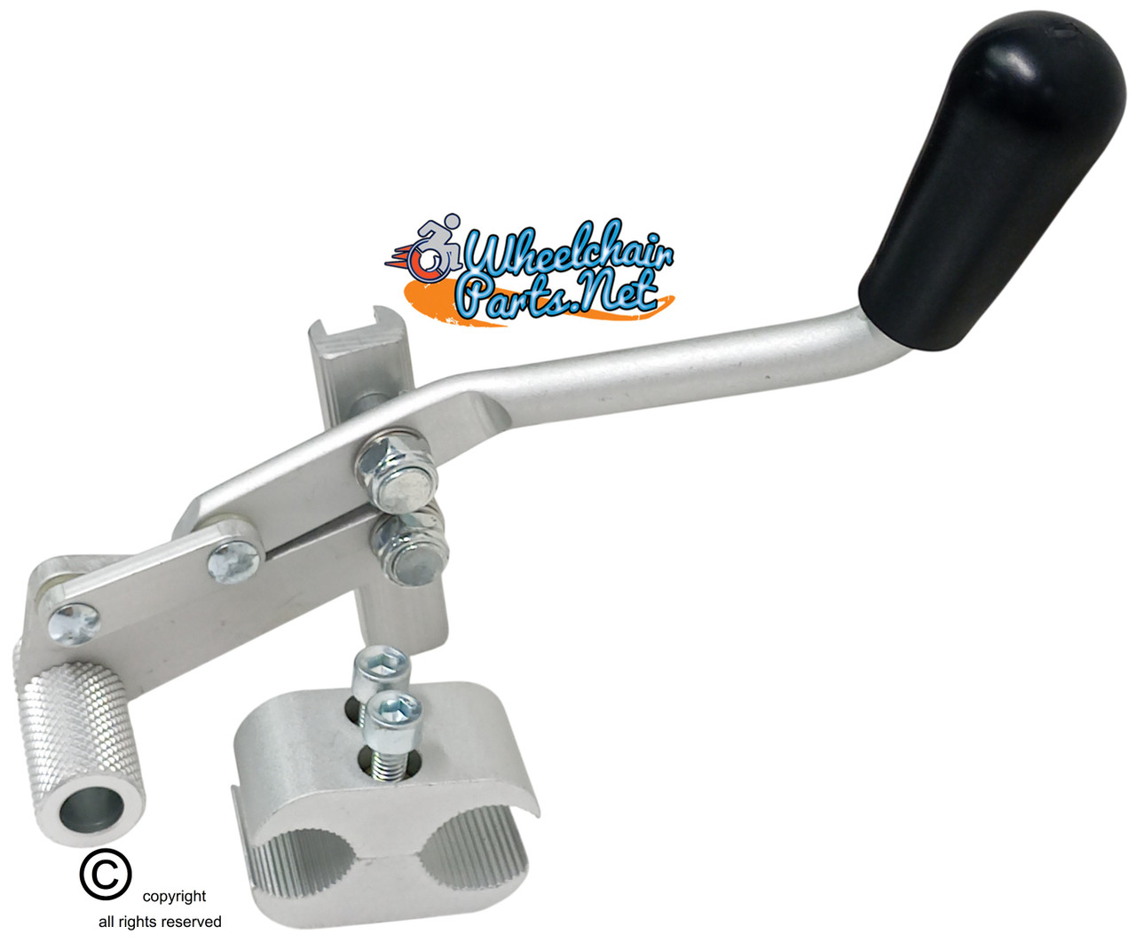 Push-To-Lock Wheel Lock (Brake) for  Viper GT Recliner With Clamp-Right Size